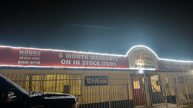 All Arizona Auto Parts Used auto parts store at 3010 W Broadway Rd Unit #A