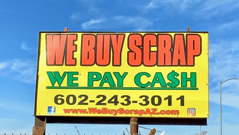 We Buy Scrap Scrap metal dealer at 3035 W Broadway Rd