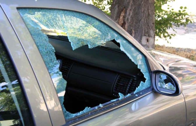 Smash and grab car window replacement