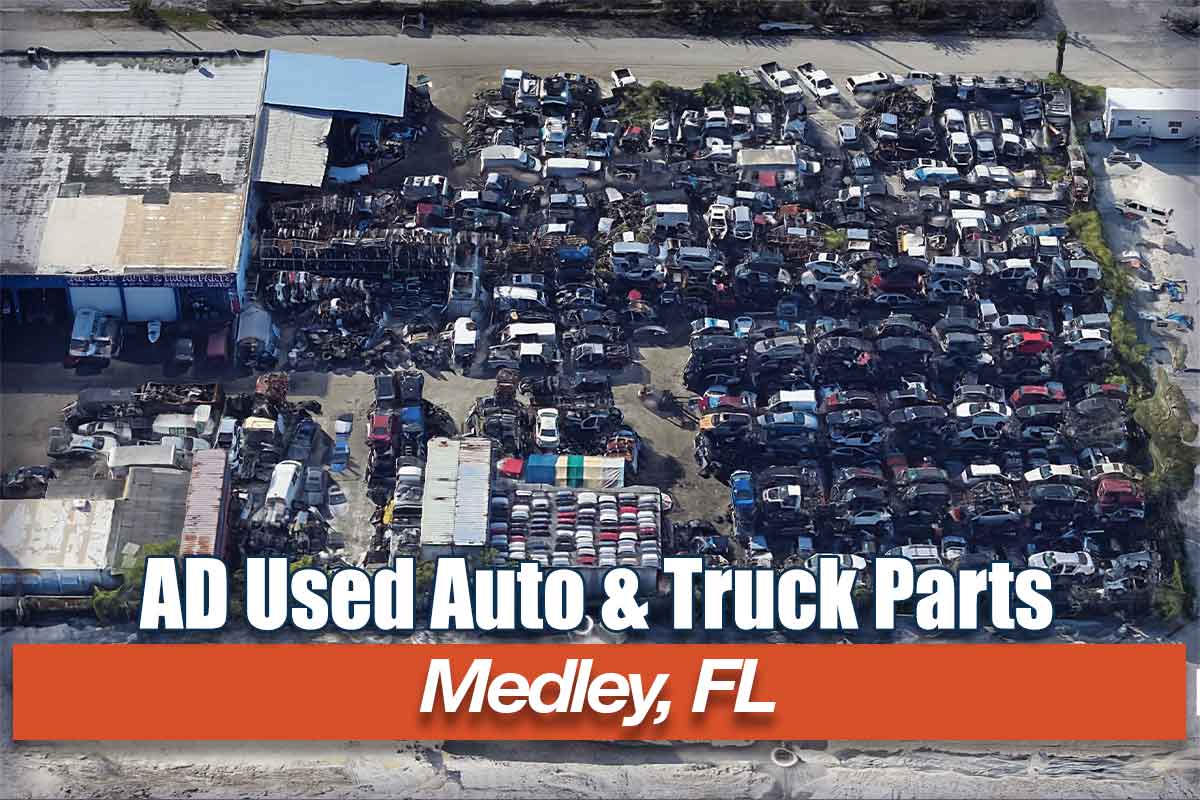 AD Used Auto & Truck Parts at 9630 NW South River Dr, Medley, FL 33166