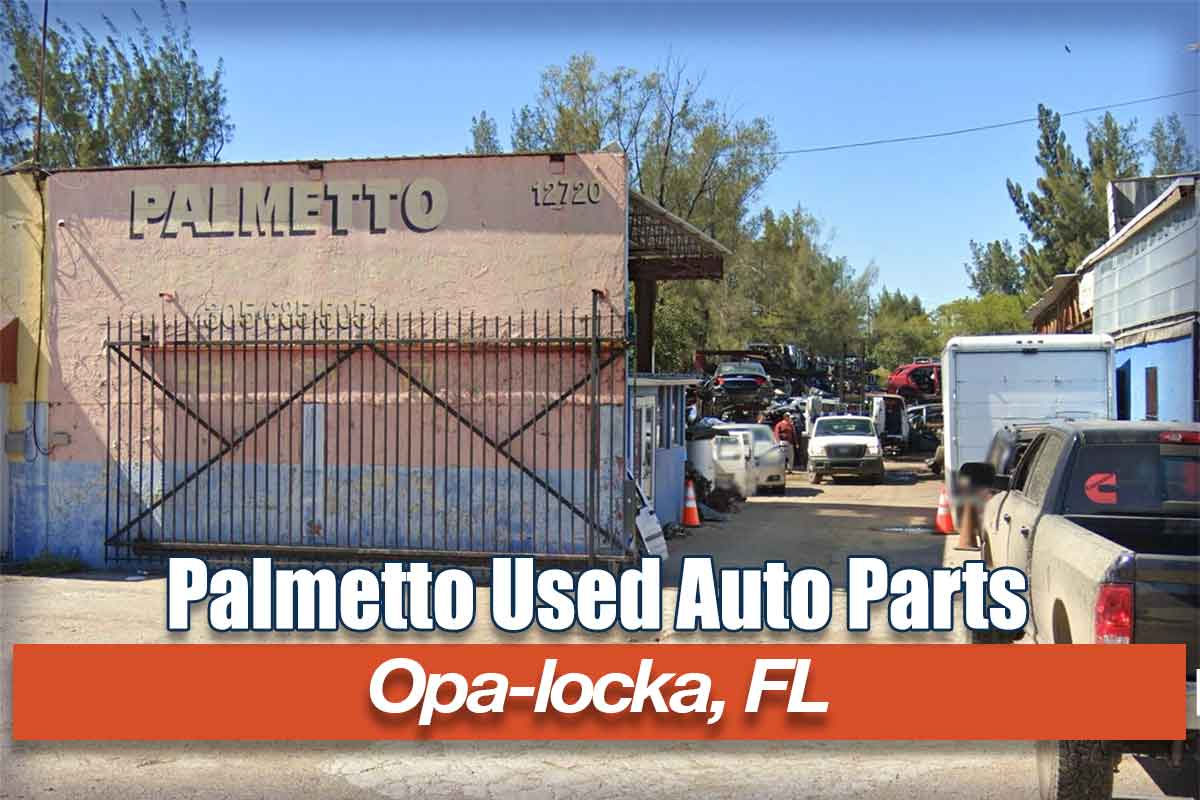 Palmetto Used Auto Parts at 12720 Cairo Ln, Opa-locka, FL 33054